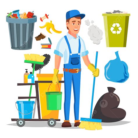Janitor clipart Vectors & Illustrations for Free Download .